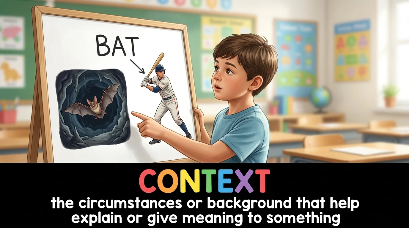 English Illustration for context